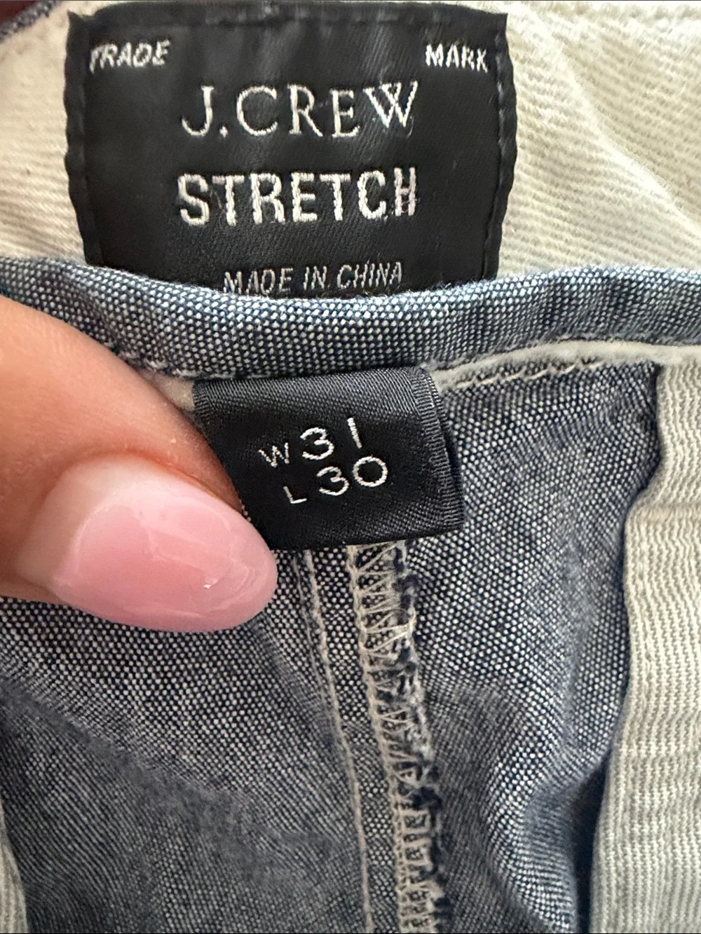 J. Crew Stretch 484 Slim Fit Chino Pants.  Sz 31/30